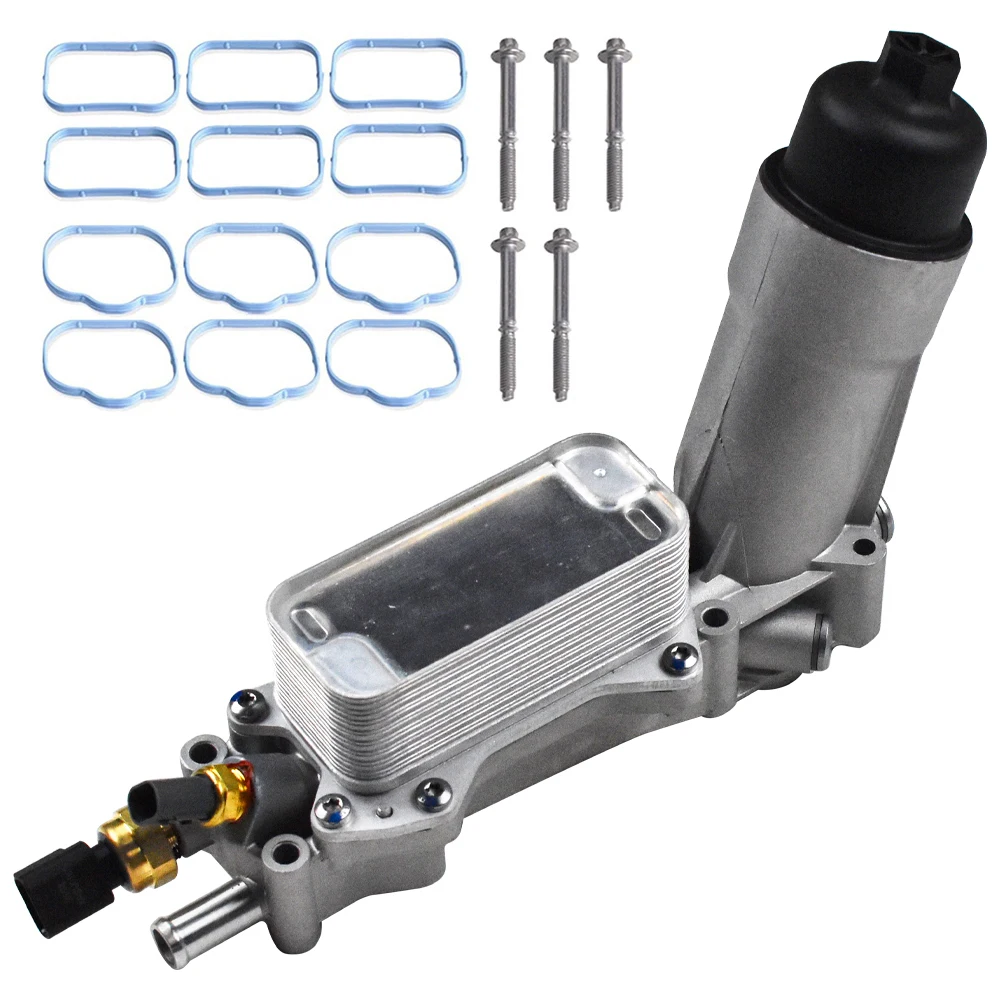 Engine Oil Cooler Filter Housing Adapter Assembly Kit For Jeep Wrangler JK Grand Cherokee Dodge Charger Challenger Ram 1500 3.6L
Engine Oil Cooler Filter Housing Adapter Assembly Kit For Jeep Wrangler JK Grand Cherokee Dodge Charger Challenger Ram 1500 3.6L
