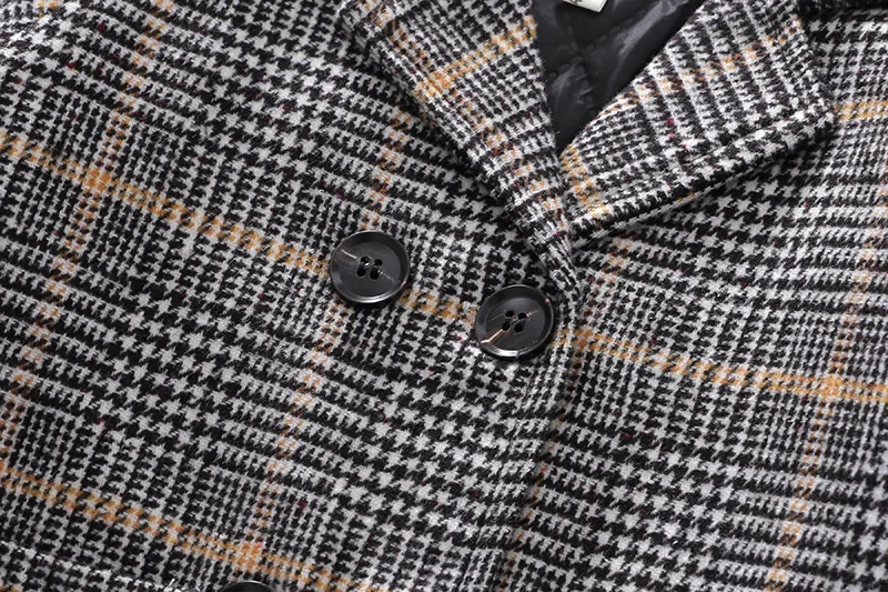 Boys Plaid Trench Coat Jacket 30 S5aa40baab96242189b9033faf9dec1f87