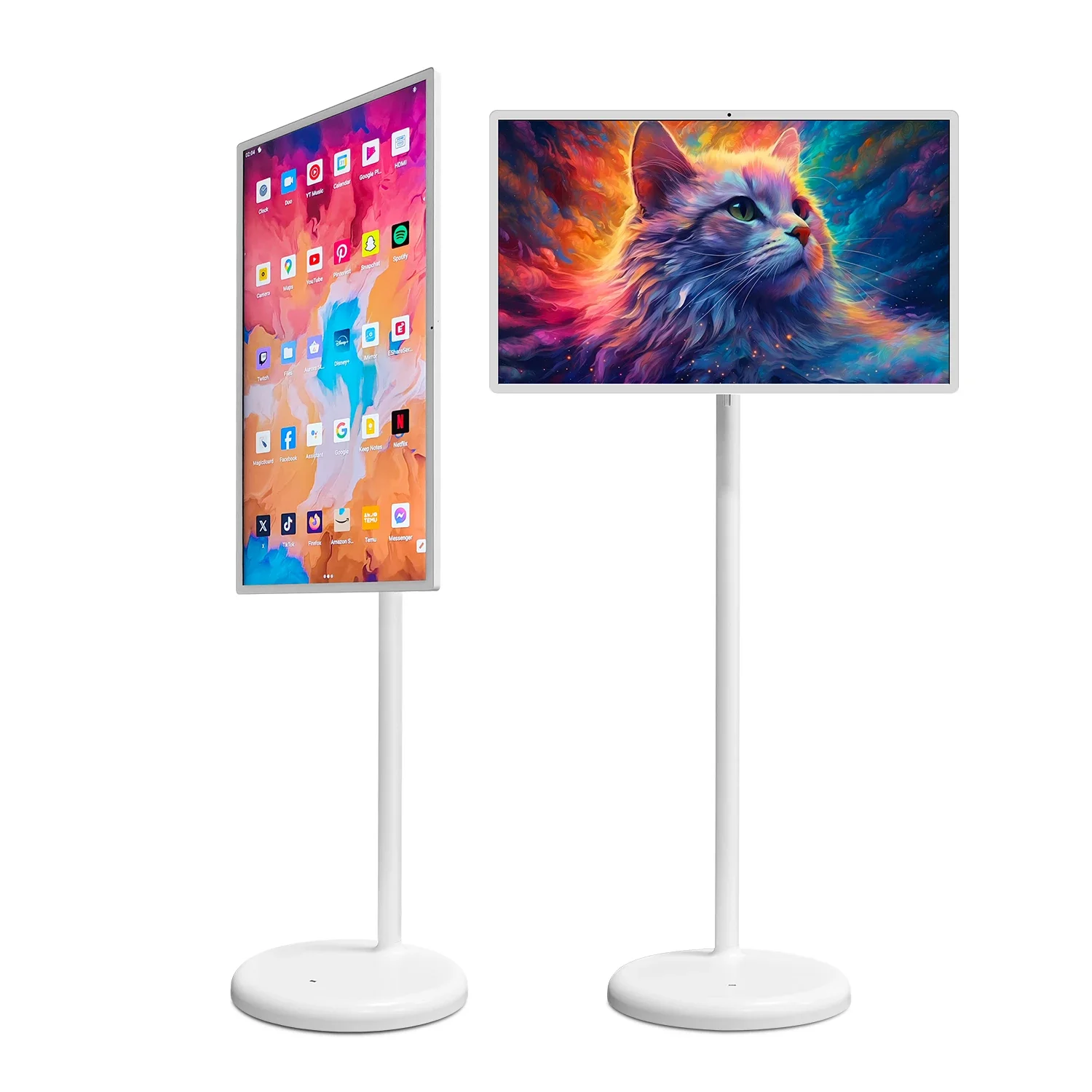 Stand By Me32 Inch 4K Screen Interactive Smart TV Portable Camera 2160P 144Hz Mobile Smart TV 21.5 Inch Portable Tv Android
Stand By Me32 Inch 4K Screen Interactive Smart TV Portable Camera 2160P 144Hz Mobile Smart TV 21.5 Inch Portable Tv Android