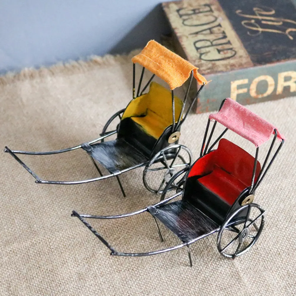 Retro Decorative Simulation Jinrikisha Desktop Ornament Vintage Style Home Crafts Rustic Car Decor Gift
Retro Decorative Simulation Jinrikisha Desktop Ornament Vintage Style Home Crafts Rustic Car Decor Gift