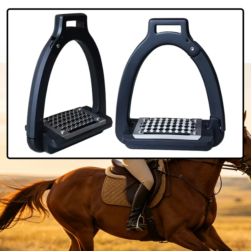 2pcs Anti-Fall Quick Release Horse Stirrups, Side-Open Aluminum Alloy Equestrian Stirrups with Stainless Steel Step
2pcs Anti-Fall Quick Release Horse Stirrups, Side-Open Aluminum Alloy Equestrian Stirrups with Stainless Steel Step