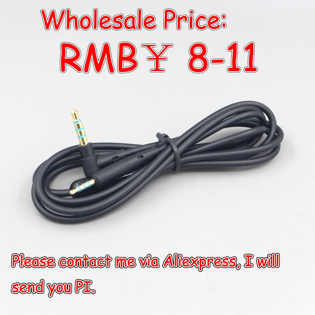 LN006202 Replacement Audio Cable with Mic & Remote for On-Ear2 OE2 OE2i QC2 QC35
LN006202 Replacement Audio Cable with Mic & Remote for On-Ear2 OE2 OE2i QC2 QC35