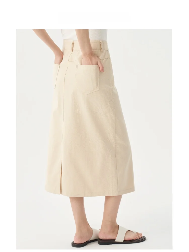 Slimming High Waist Midi Denim Skirt Casual Commute Fashion Women's Half-length Skirts A-Line Cotton Spring Season
Slimming High Waist Midi Denim Skirt Casual Commute Fashion Women's Half-length Skirts A-Line Cotton Spring Season