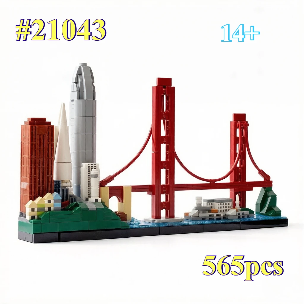 Building Skyline 21043 Building Blocks Sets Suitable for Birthday Gifts Compatible with Legoed Particles,565pcs.
Building Skyline 21043 Building Blocks Sets Suitable for Birthday Gifts Compatible with Legoed Particles,565pcs.