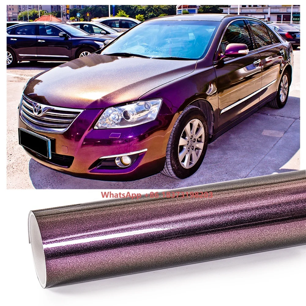 Carlas Diamond Chameleon Vinyl Shift for Car Wrap Used Car Film High Glossy Multicolor Pearl Film
Carlas Diamond Chameleon Vinyl Shift for Car Wrap Used Car Film High Glossy Multicolor Pearl Film