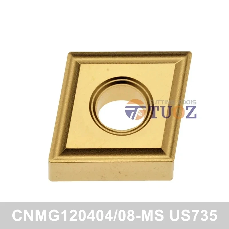 Original CNMG120404-MS CNMG120408-MS US735 Carbide Inserts CNMG-US735 Turning Tools Special for Stainless Steel
Original CNMG120404-MS CNMG120408-MS US735 Carbide Inserts CNMG-US735 Turning Tools Special for Stainless Steel