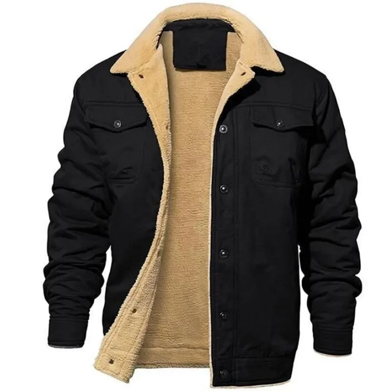 Male Cotton Jackets Warm Loose Parka Coat Fleece Jacket Man Solid Zip Windbreaker Winter Men's Casual Windbreake High Quality
Male Cotton Jackets Warm Loose Parka Coat Fleece Jacket Man Solid Zip Windbreaker Winter Men's Casual Windbreake High Quality