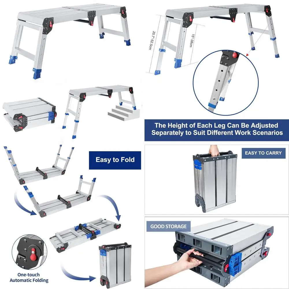 Регулируемый нескользящий складной алюминиевый табурет-ступенька для взрослых, емкость 330 фунтов, простая установка, легкий вес 12,7 фунта
Регулируемый нескользящий складной алюминиевый табурет-ступенька для взрослых, емкость 330 фунтов, простая установка, легкий вес 12,7 фунта