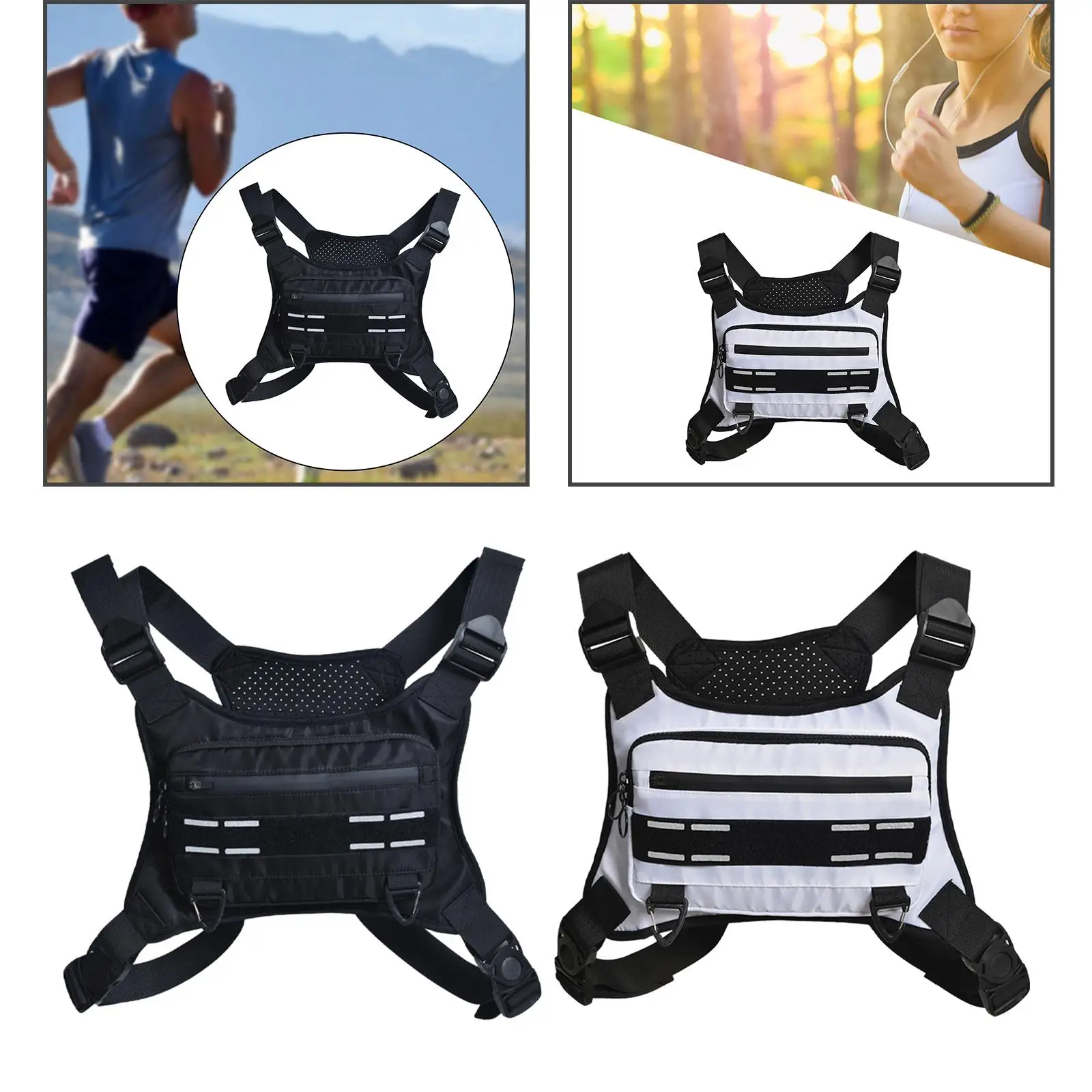 Chest Rig Bag Running Backpack Vest Phone Holder Pack for Walking Cycling Riding
Chest Rig Bag Running Backpack Vest Phone Holder Pack for Walking Cycling Riding