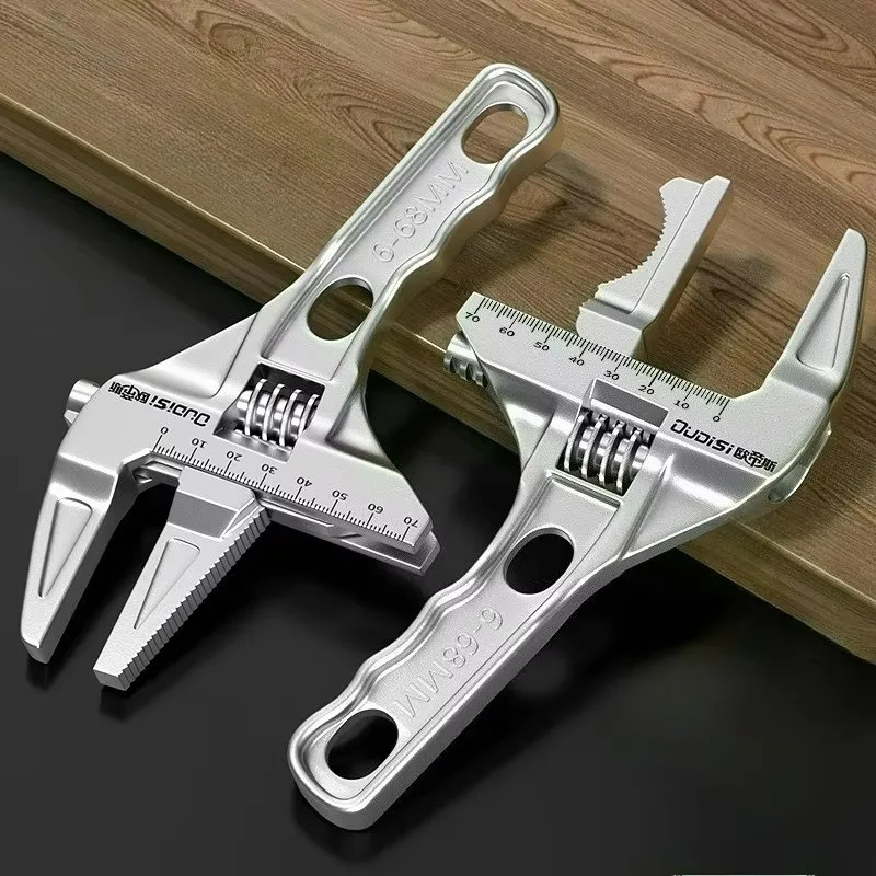 Glb With Large Opening Adjustable Bathroom Wrench Multifunctional Short Handle Wrench Saves Space Straight Handle Black 16-68mm
Glb With Large Opening Adjustable Bathroom Wrench Multifunctional Short Handle Wrench Saves Space Straight Handle Black 16-68mm