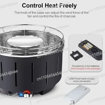 Portable Stainless Steel Charcoal BBQ Grill with Plancha
Portable Stainless Steel Charcoal BBQ Grill with Plancha