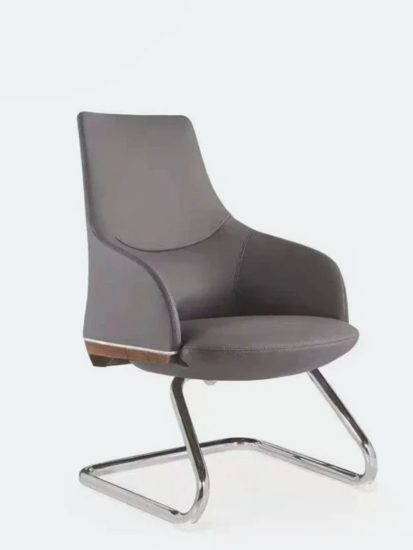 #Metal sled leg frame office chair pu leather soft mold foam seat conference meeting chairs Office Furniture
#Metal sled leg frame office chair pu leather soft mold foam seat conference meeting chairs Office Furniture