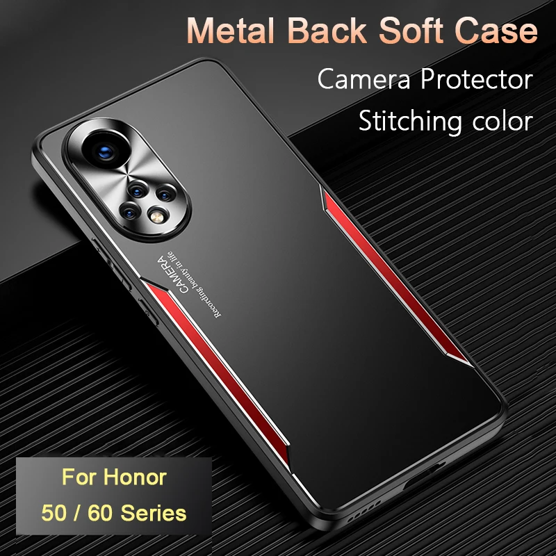 For Huawei Honor 60 50 SE Pro Mecha Matte Metal Back Phone Case Hit Stitching Color Anti-Scratch Soft TPU Camera Protector Shell
For Huawei Honor 60 50 SE Pro Mecha Matte Metal Back Phone Case Hit Stitching Color Anti-Scratch Soft TPU Camera Protector Shell