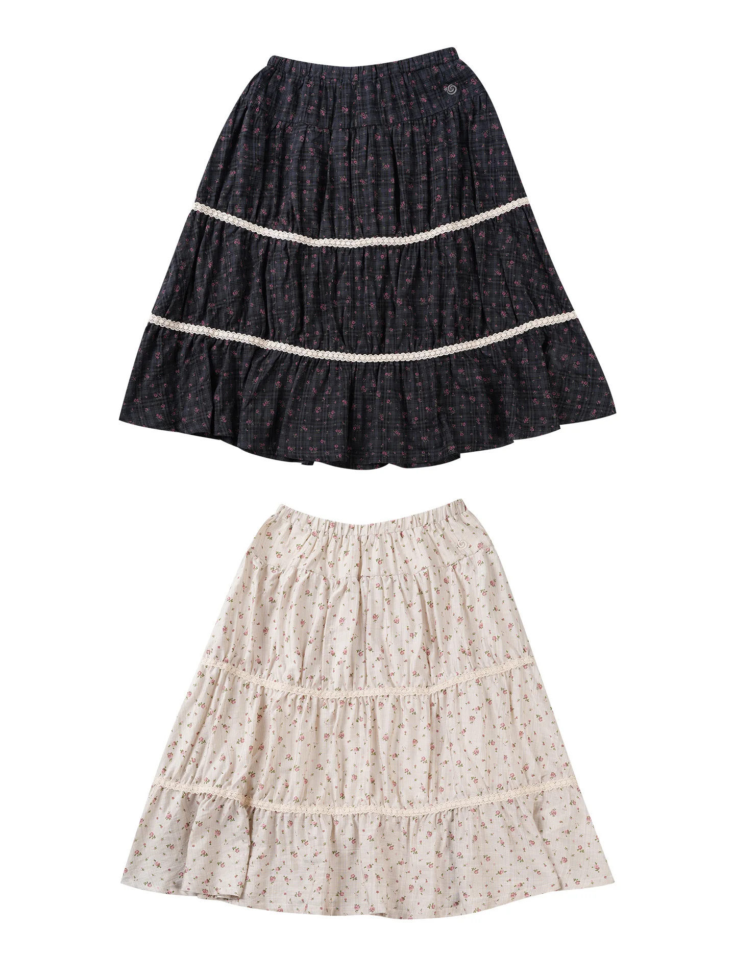 Sweet Floral Lace Half Skirt Women's Multi-Layered Pleated Cake Skirt Elastic Waist Skirts Midi Length Summer New Arrival
Sweet Floral Lace Half Skirt Women's Multi-Layered Pleated Cake Skirt Elastic Waist Skirts Midi Length Summer New Arrival