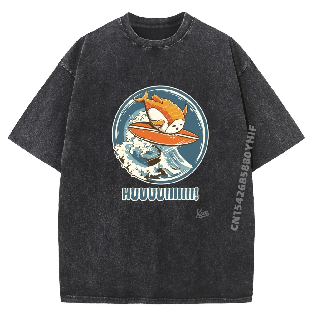 Забавная футболка большого размера для суши-рыба, самая крутая волна, забавная футболка для серфинга, мужская рубашка Camisas De Hombre с вымытым алфавитом 
Забавная футболка большого размера для суши-рыба, самая крутая волна, забавная футболка для серфинга, мужская рубашка Camisas De Hombre с вымытым алфавитом