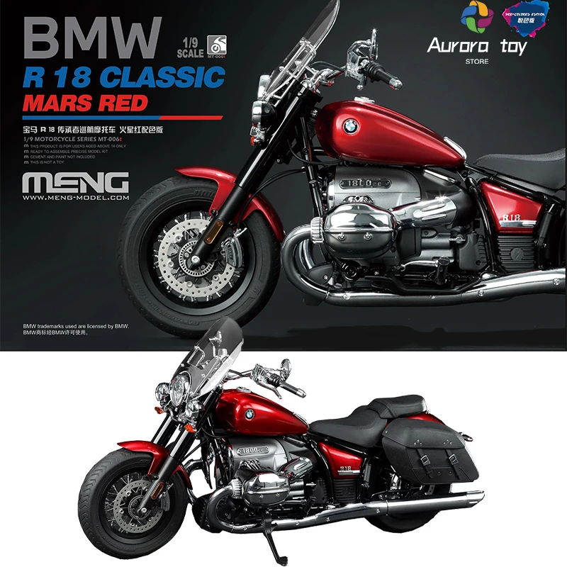 1/9 MENG BMW R 18 Inheritor Cruise Motorcycle Assembly Model MT-006T Mars Red Pre Colored Version Model Custom Children Gift
1/9 MENG BMW R 18 Inheritor Cruise Motorcycle Assembly Model MT-006T Mars Red Pre Colored Version Model Custom Children Gift