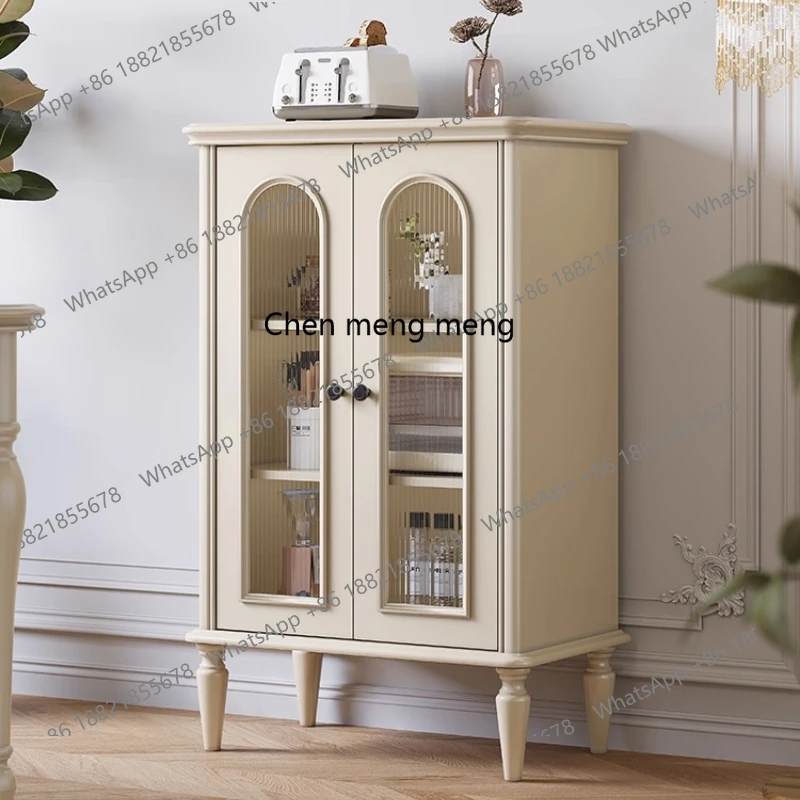 American Style White Sideboard with Changhong Glass for Tea and Water, French Cream Style Living Room Storage Cabinet
American Style White Sideboard with Changhong Glass for Tea and Water, French Cream Style Living Room Storage Cabinet