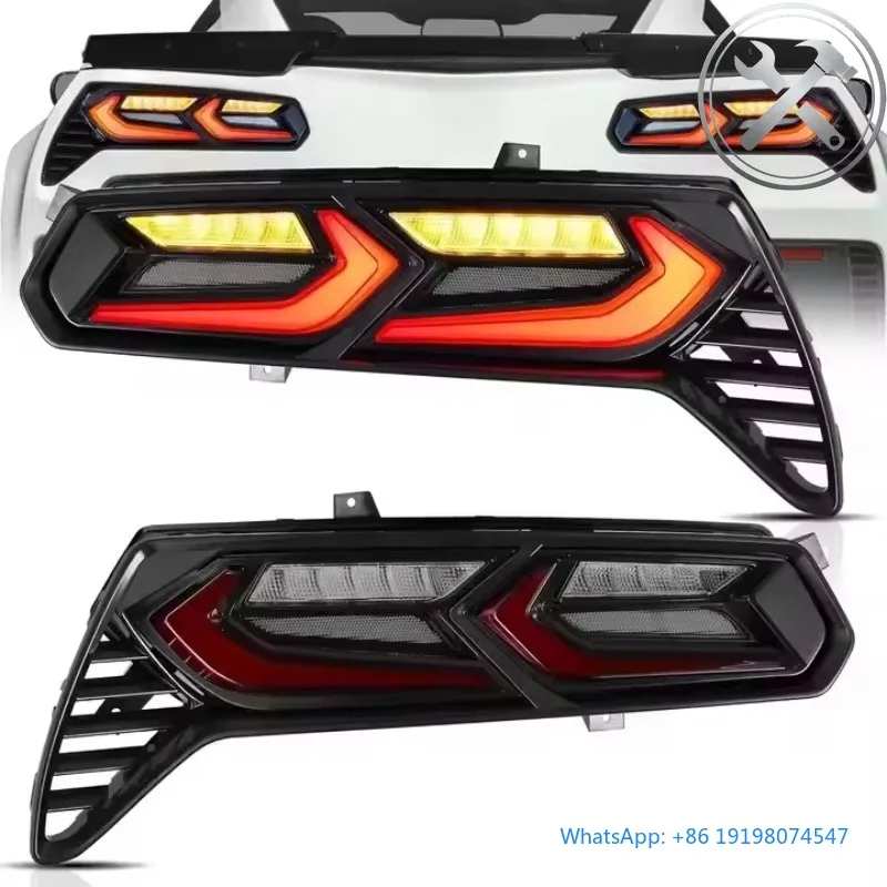 Modified Flowing Sequential Turn Signal Full LED Taillights Assembly 2014-2019 Sports Car Bifocal Lens 6000K Waterproof Auto Lig
Modified Flowing Sequential Turn Signal Full LED Taillights Assembly 2014-2019 Sports Car Bifocal Lens 6000K Waterproof Auto Lig