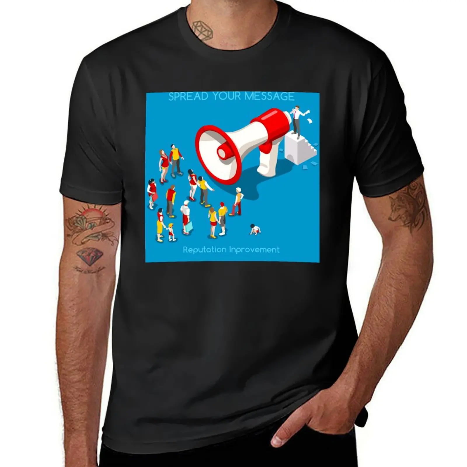 Social Promotion Concept Isometric T-Shirt blacks tops anime clothes boys whites plain white t shirts men
Social Promotion Concept Isometric T-Shirt blacks tops anime clothes boys whites plain white t shirts men