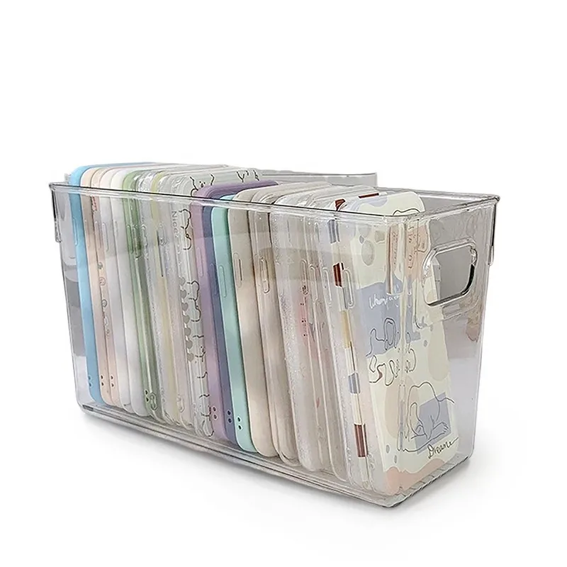Ins Transparent Phone Case Organizer Storage Box Desktop Acrylic Sundries Storage Basket Cosmetics Small Rack
Ins Transparent Phone Case Organizer Storage Box Desktop Acrylic Sundries Storage Basket Cosmetics Small Rack