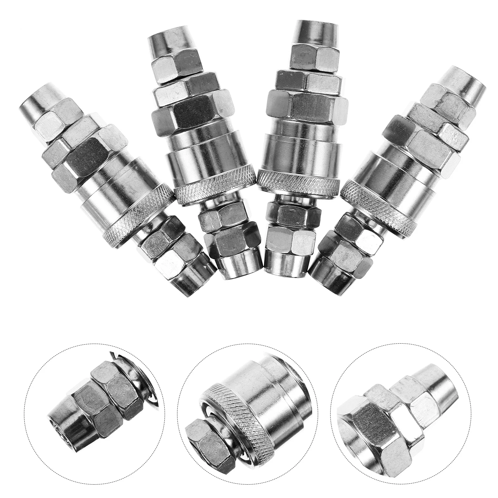 4Pcs Quick Coupling Air Hose Type for Compressor Equipment Pneumatic Quick Coupler Leakproof Self Locking Air
4Pcs Quick Coupling Air Hose Type for Compressor Equipment Pneumatic Quick Coupler Leakproof Self Locking Air