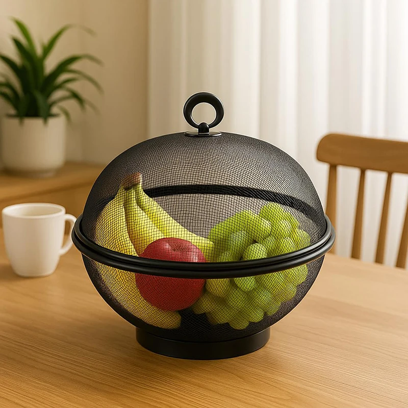1pc 10 Inch Food Cover with Mesh Lid Fly Proof Fruit Basket for Kitchen Dining Outdoor Ideal for Fruits Vegetables Storage Gift
1pc 10 Inch Food Cover with Mesh Lid Fly Proof Fruit Basket for Kitchen Dining Outdoor Ideal for Fruits Vegetables Storage Gift