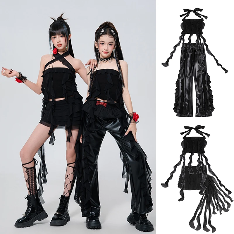 Children's K POP Stage Outfit Jazz Dance Costume Girls Hip-Hop Street Performance Clothing Girl Group Concert Party Set XH2978
Children's K POP Stage Outfit Jazz Dance Costume Girls Hip-Hop Street Performance Clothing Girl Group Concert Party Set XH2978