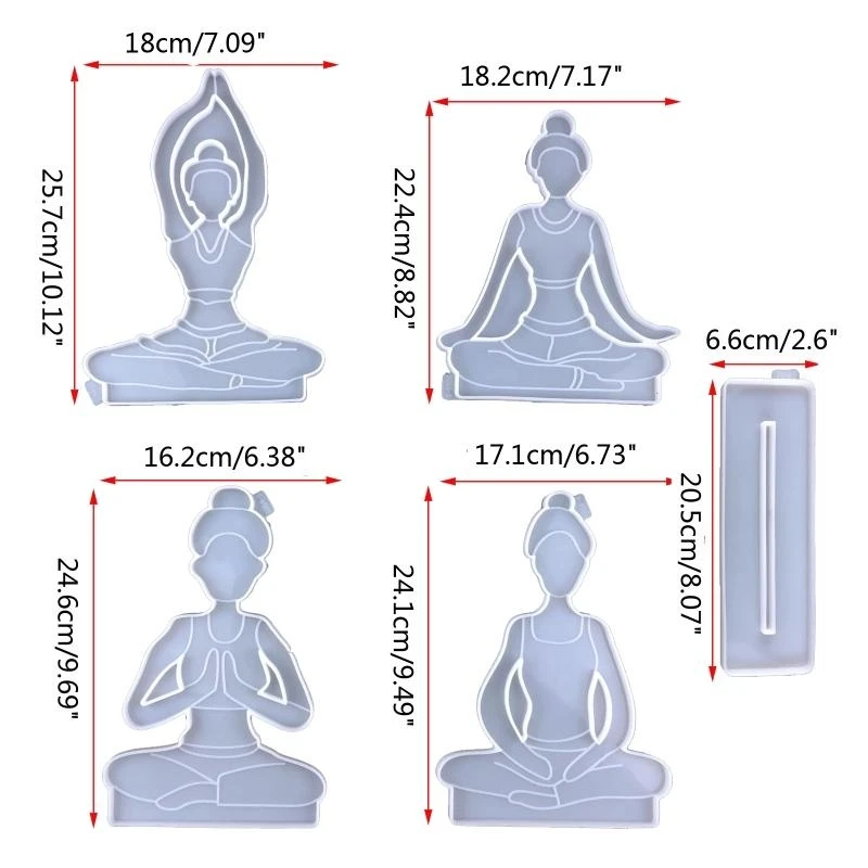 Форма для йоги и фитнеса для литья эпоксидной смолы, тема для йоги, вечерние коврик для фитнеса, силиконовая форма для украшения
Форма для йоги и фитнеса для литья эпоксидной смолы, тема для йоги, вечерние коврик для фитнеса, силиконовая форма для украшения