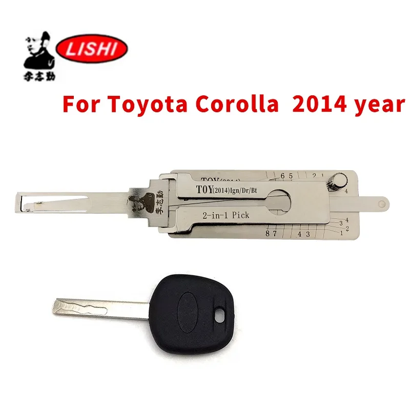 For Toyota Corolla 2014 year Lishi 2-in-1 Decoder Lock Pick Tool Locksmiths tool
For Toyota Corolla 2014 year Lishi 2-in-1 Decoder Lock Pick Tool Locksmiths tool