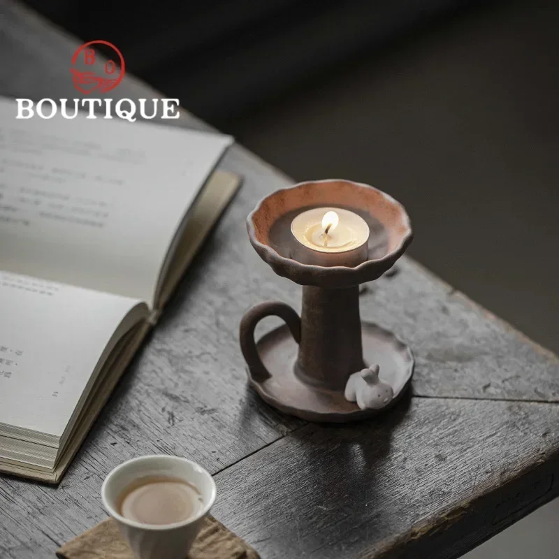 Creative Rabbit Old Rock Mud Candle Holder Candlesticks Aromatherapy Scented Aromatic Candles Lights Teaset Centerpiece Craft
Creative Rabbit Old Rock Mud Candle Holder Candlesticks Aromatherapy Scented Aromatic Candles Lights Teaset Centerpiece Craft