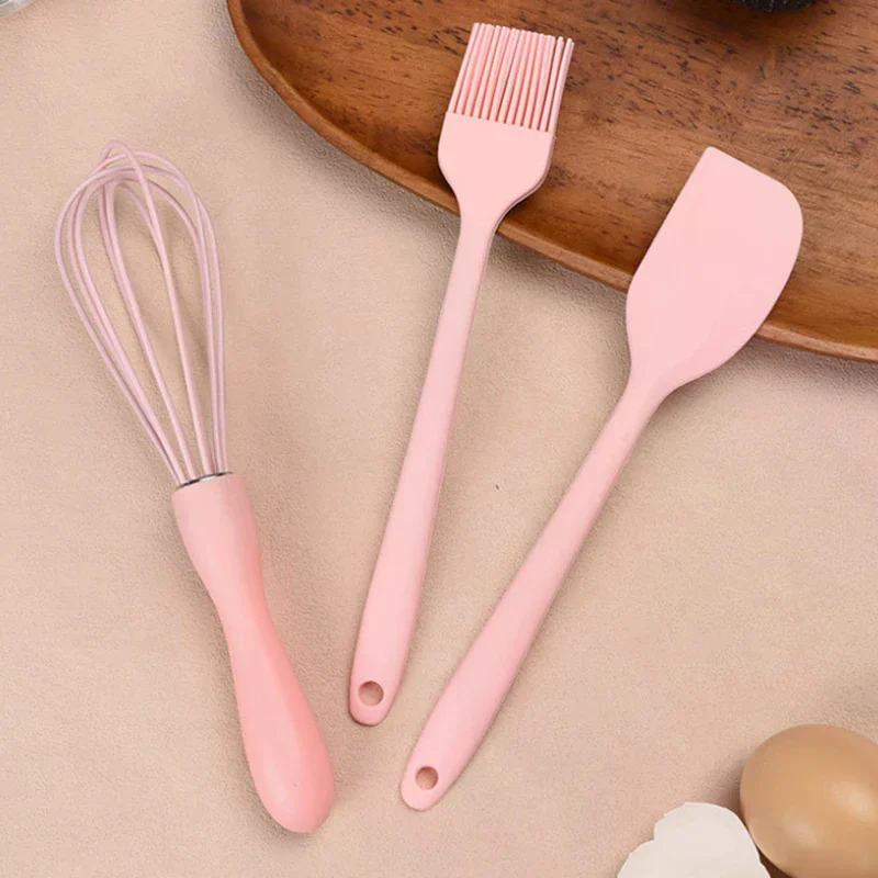 3PCS Silicone Baking Set Cake Cream Spatula Scraper Kitchen Household Egg Whisk Barbecue Oil Brush Gadget Kitchen Supplies
3PCS Silicone Baking Set Cake Cream Spatula Scraper Kitchen Household Egg Whisk Barbecue Oil Brush Gadget Kitchen Supplies