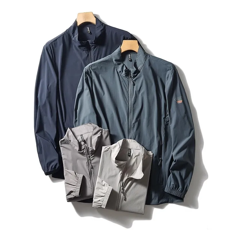 High-End Lightweight Thin Qui-Dry Summer Men's Outdoor Sports Stand Collar Sun Protection Clothing Jaet Faion Urban Sle
High-End Lightweight Thin Qui-Dry Summer Men's Outdoor Sports Stand Collar Sun Protection Clothing Jaet Faion Urban Sle