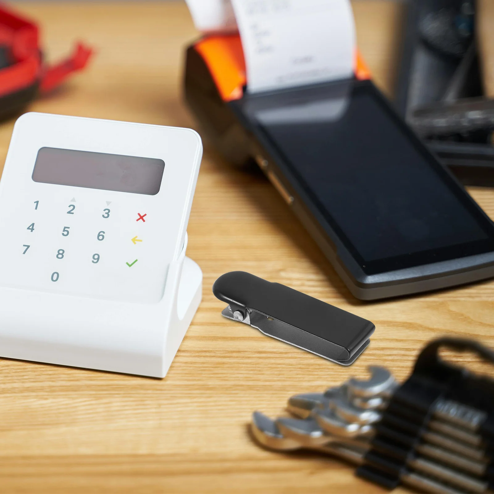 6pcs Money Clip Holder Cash Tray Insert For Cash Register Drawer Sturdy Iron Metal Clip Small Business Store Replacement Clips
6pcs Money Clip Holder Cash Tray Insert For Cash Register Drawer Sturdy Iron Metal Clip Small Business Store Replacement Clips