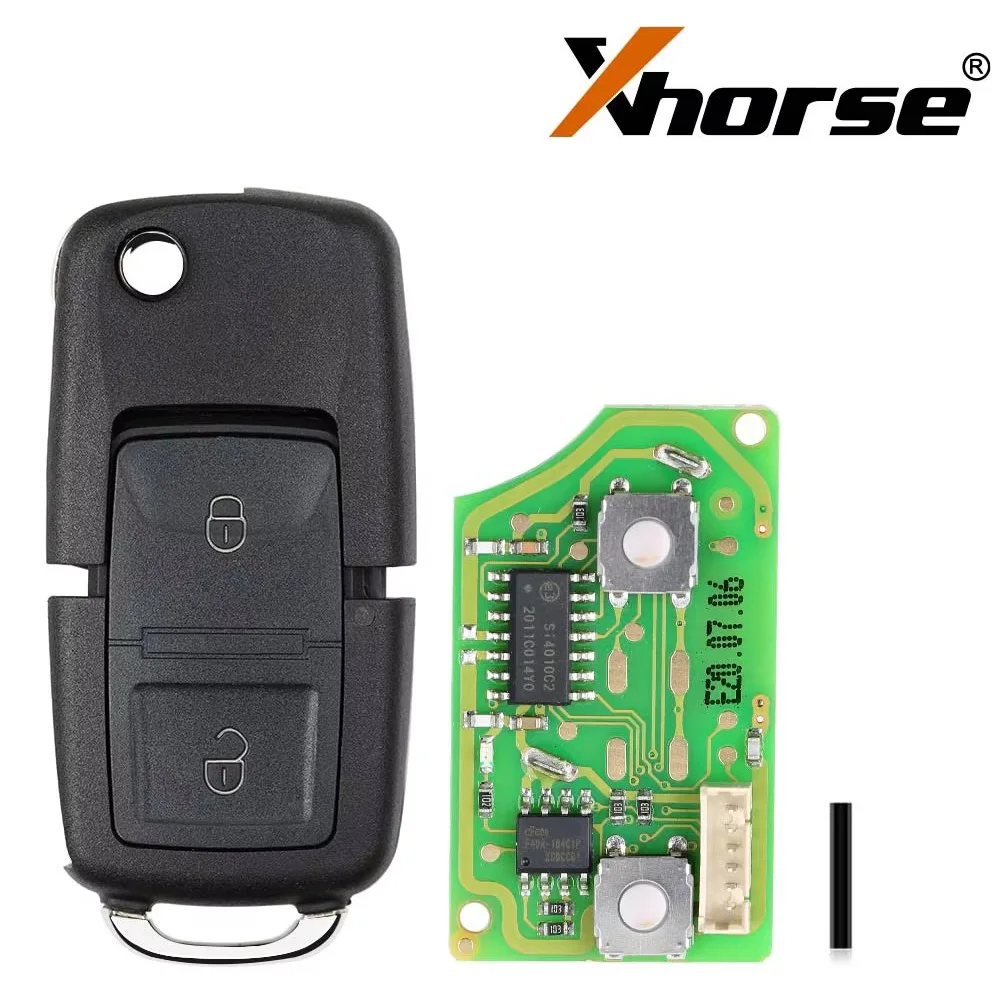 5pcs/lot Xhorse XKB508EN Wire Universal Remote Key B5 Style 2 Buttons English Version
5pcs/lot Xhorse XKB508EN Wire Universal Remote Key B5 Style 2 Buttons English Version