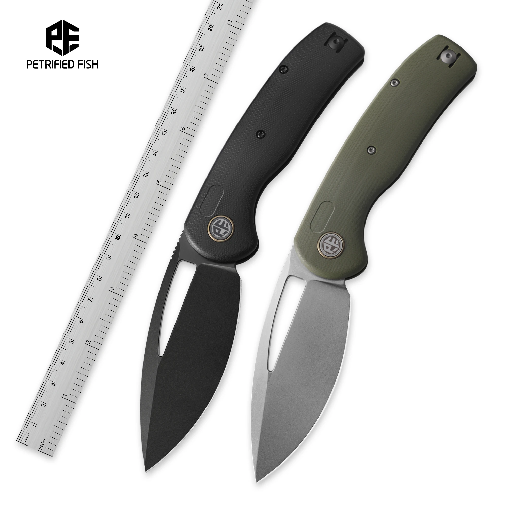 Складные ножи Petrified Fish PFP13, инструмент edc K110, нож со стальным лезвием на подшипнике, ручка G10, легкие карманные ножи для охоты
Складные ножи Petrified Fish PFP13, инструмент edc K110, нож со стальным лезвием на подшипнике, ручка G10, легкие карманные ножи для охоты