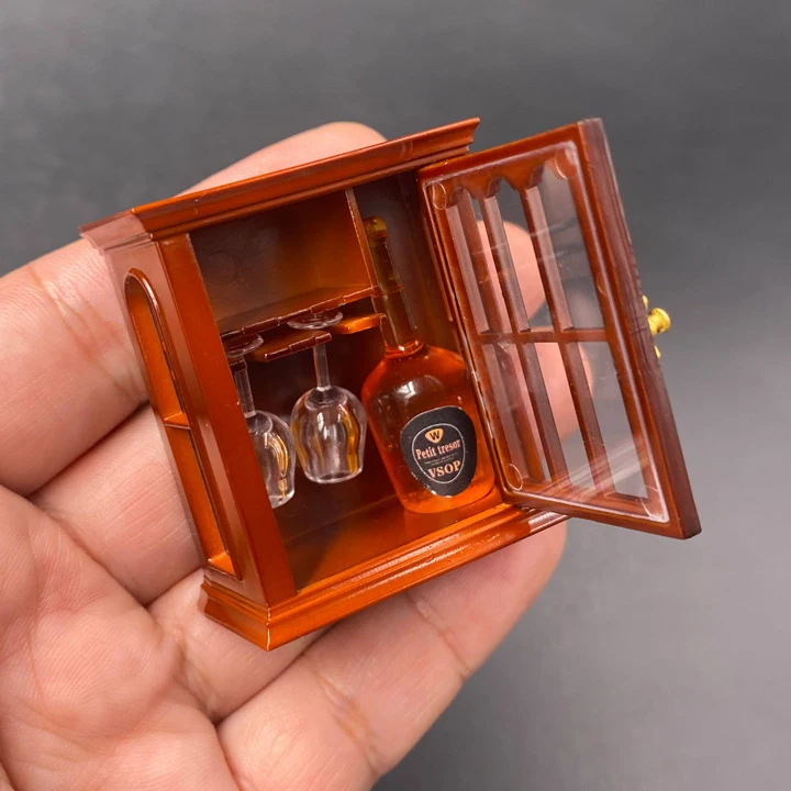 1/6 Scale Mini Vintage Drinks Cabinet Wine Boxes with Bottle and Cups Set Model for 12''Figures DIY Scene Accessories
1/6 Scale Mini Vintage Drinks Cabinet Wine Boxes with Bottle and Cups Set Model for 12''Figures DIY Scene Accessories