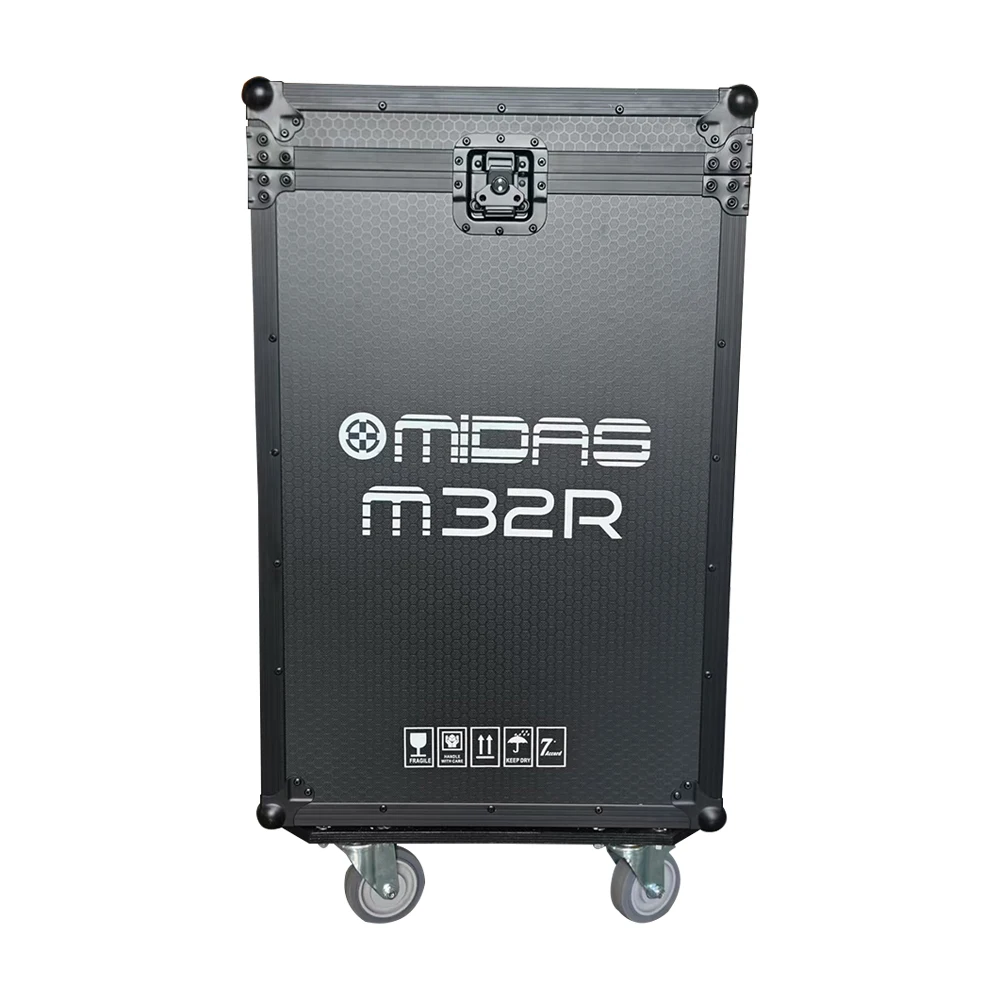 Customized M32R Live Flight Case Normal Version All-Black with Wheels Pa System Stage Equipment Digital Mixer Flight Case
Customized M32R Live Flight Case Normal Version All-Black with Wheels Pa System Stage Equipment Digital Mixer Flight Case
