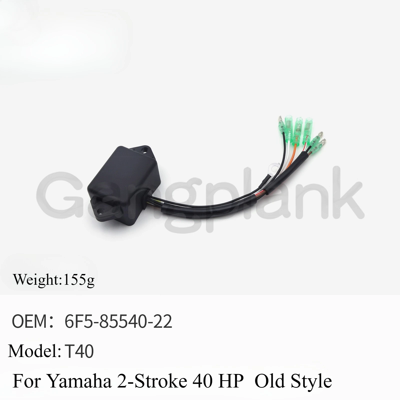 6F5-85540-22 Модуль зажигания для 2-тактного подвесного двигателя Yamaha, 40 л.с. T40, старый стиль 6F 58554022
6F5-85540-22 Модуль зажигания для 2-тактного подвесного двигателя Yamaha, 40 л.с. T40, старый стиль 6F 58554022