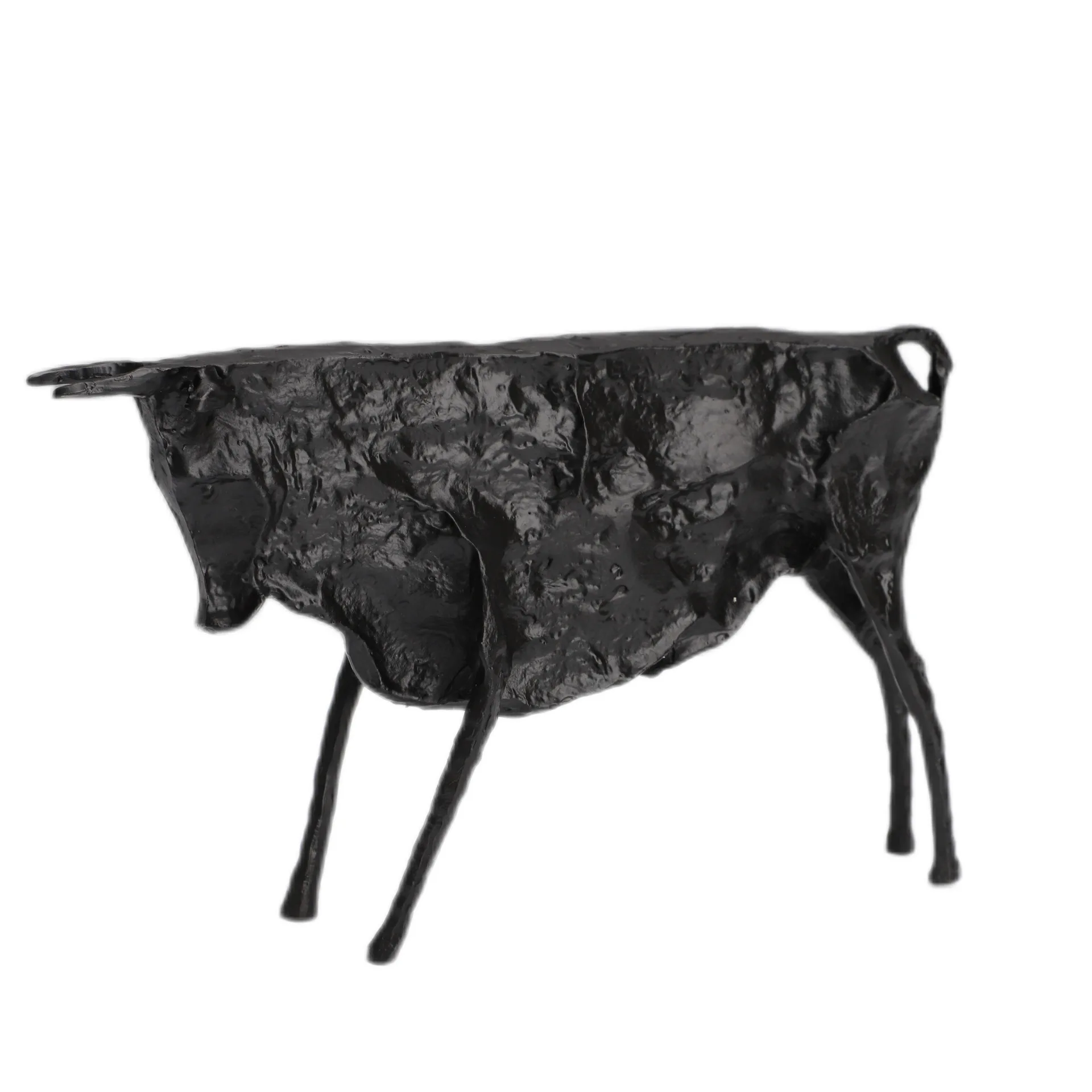 New Chinese cast iron black cow art ornament living room model room sales department hotel TV cabinet home decoration
New Chinese cast iron black cow art ornament living room model room sales department hotel TV cabinet home decoration