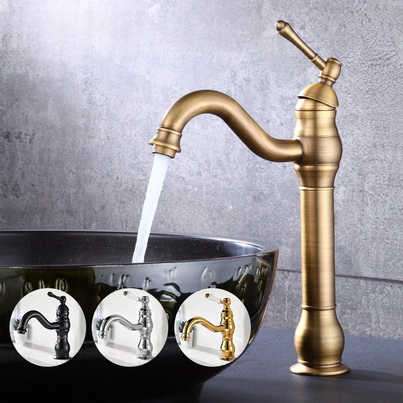 Смеситель для раковины Gold Basin с одной ручкой, для горячей и холодной воды, для ванной комнаты, для накладной раковины, антикварная латунь, поворотный
Смеситель для раковины Gold Basin с одной ручкой, для горячей и холодной воды, для ванной комнаты, для накладной раковины, антикварная латунь, поворотный