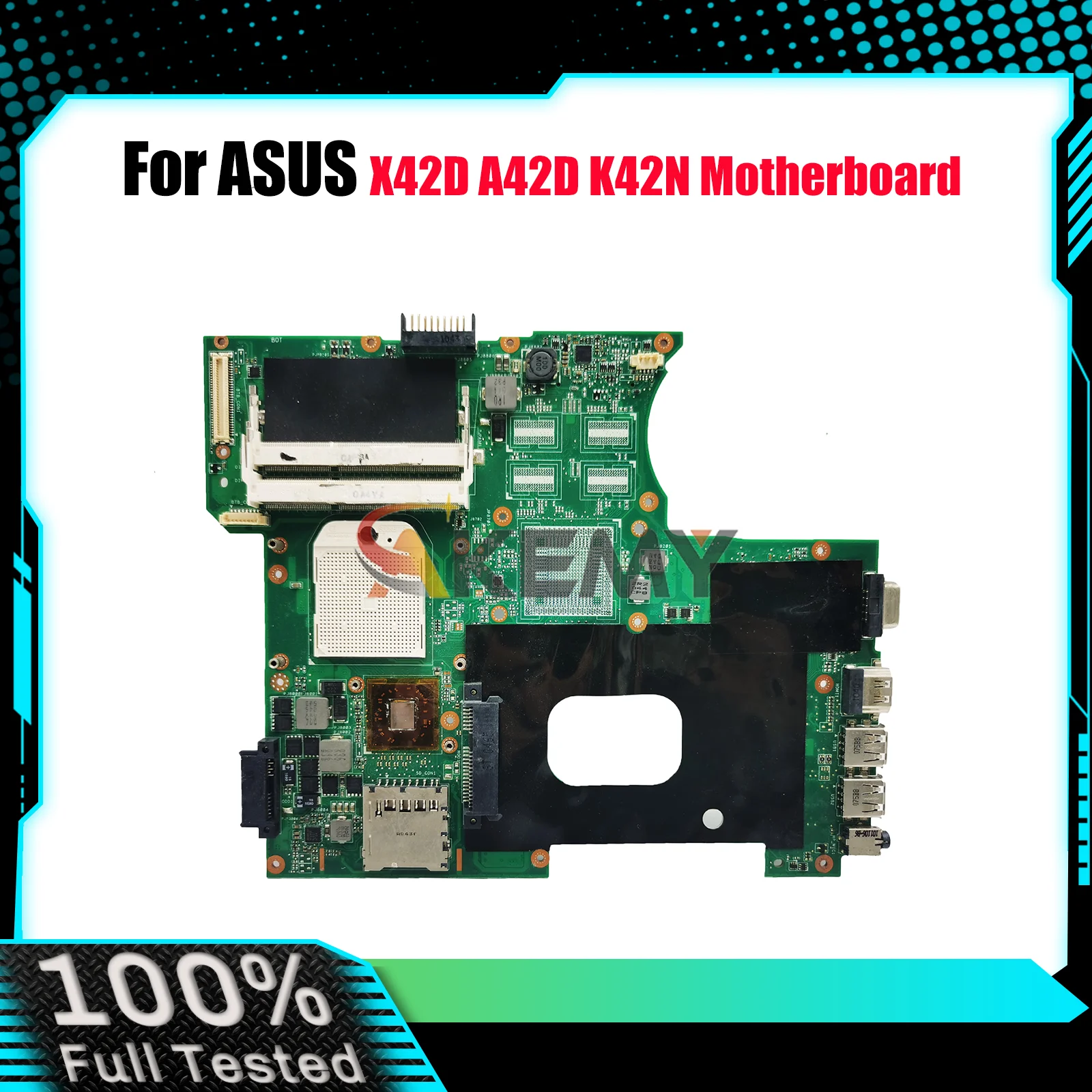 Материнская плата K42N для ноутбука ASUS X42D K42N A42D K42N Материнская плата для ноутбука Цей товар в наличии 100% тестирование ОК быстрая доставка
Материнская плата K42N для ноутбука ASUS X42D K42N A42D K42N Материнская плата для ноутбука Цей товар в наличии 100% тестирование ОК быстрая доставка