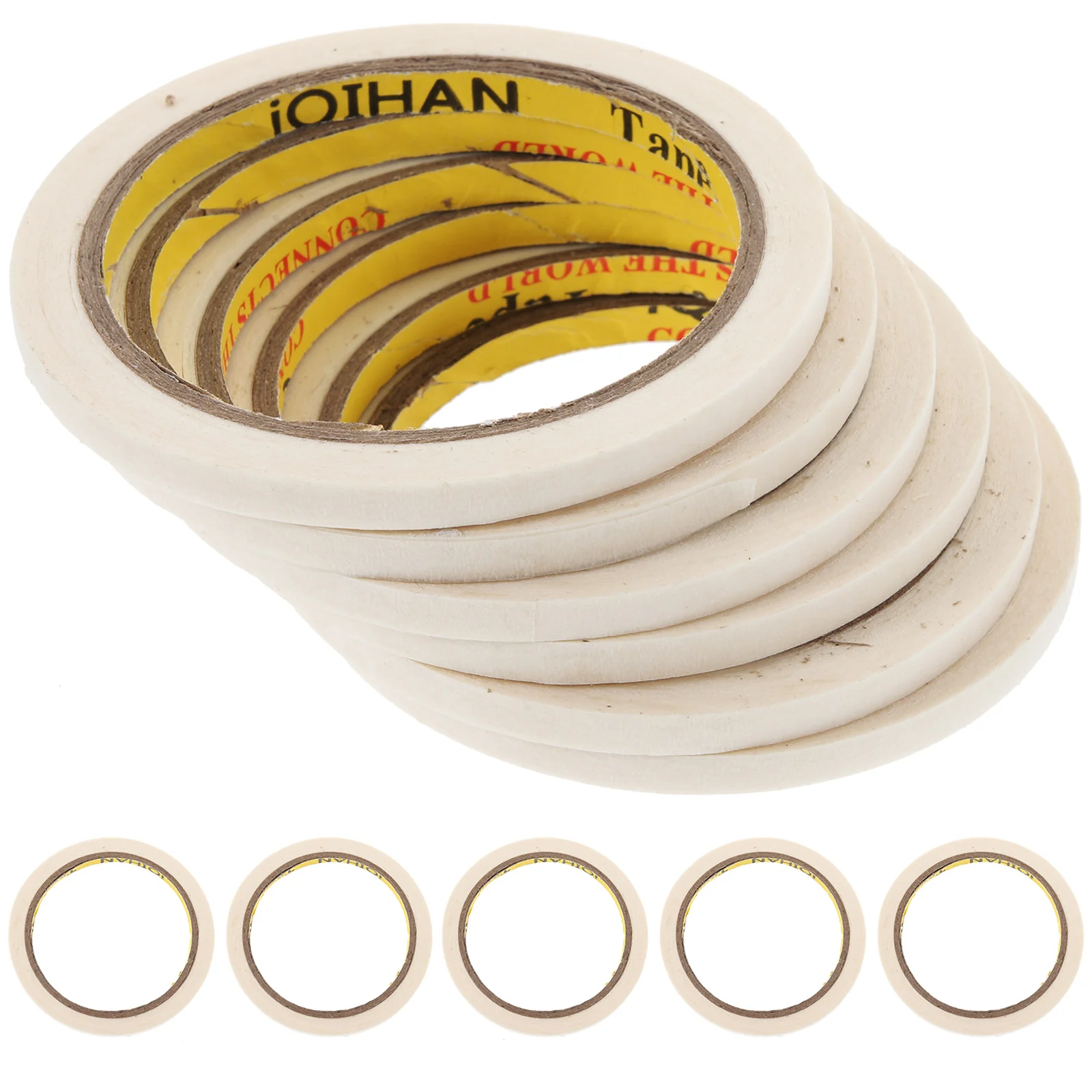 20pcs 20 Rolls Masking Tape For Painting Crafts Surface Protection Durable Paper Adhesive Diy Tape Wood Glass Drywall Tile Floor 
20pcs 20 Rolls Masking Tape For Painting Crafts Surface Protection Durable Paper Adhesive Diy Tape Wood Glass Drywall Tile Floor