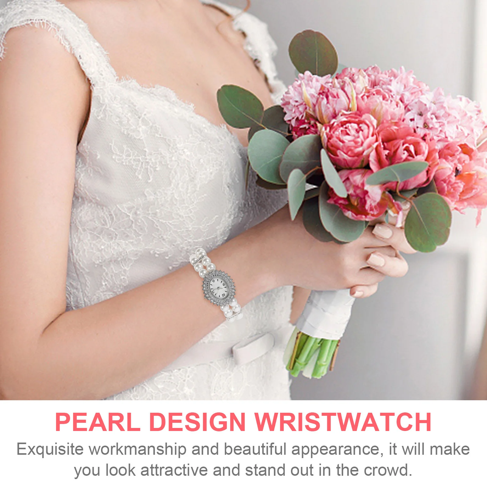 1Pcs Women's Pearl Design Wristwatch Elegant Alloy Strap Double Row Fake Pearl Watch Comfortable Lightweight Female Daily Wear
1Pcs Women's Pearl Design Wristwatch Elegant Alloy Strap Double Row Fake Pearl Watch Comfortable Lightweight Female Daily Wear
