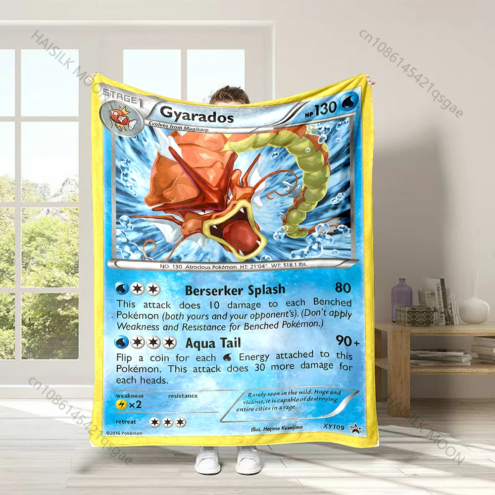 Pokémon Cards Gyarados Blanket Warm Soft Fluffy Throw King Size Luxury Throw Kid Adult Sofa Bed Blanket Cover Travel Throw Gifts
Pokémon Cards Gyarados Blanket Warm Soft Fluffy Throw King Size Luxury Throw Kid Adult Sofa Bed Blanket Cover Travel Throw Gifts