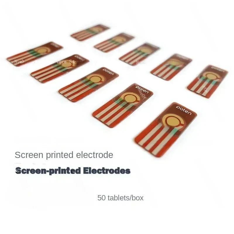 50 Chips Screen-Printed Gold Electrodes Electrochemical Sensors Wearable Electrochemistry Au301
50 Chips Screen-Printed Gold Electrodes Electrochemical Sensors Wearable Electrochemistry Au301