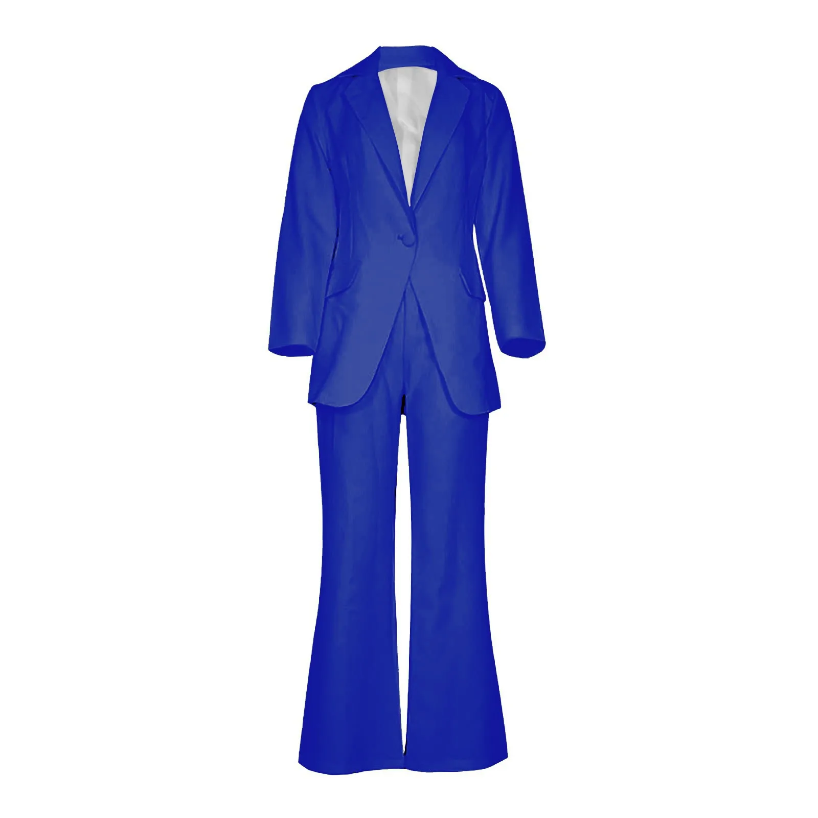 Women Blazer Pant Suits Set Autumn Winter Long Sleeve Trousers Set Workwear Sets Solid Color Temperament Hundred Suit Set
Women Blazer Pant Suits Set Autumn Winter Long Sleeve Trousers Set Workwear Sets Solid Color Temperament Hundred Suit Set