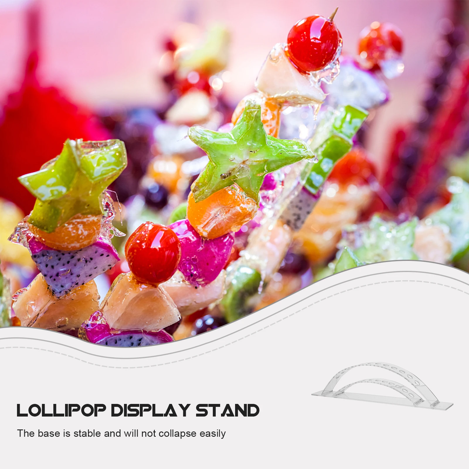 Transparent Candy Dessert Stand Acrylic Lollipop Display Holder Stable Base Dessert Cake Stand Kitchen Bar Use
Transparent Candy Dessert Stand Acrylic Lollipop Display Holder Stable Base Dessert Cake Stand Kitchen Bar Use
