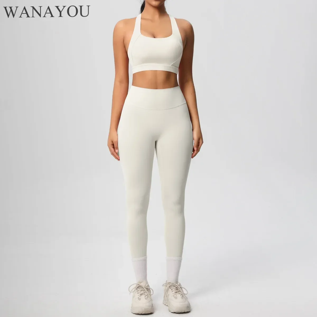 WANAYOU Quick Dry Women Yoga Pants Set 2pcs Cross Back Sport Bras Push Up Crop Top Gym Fitness Leggings High Waist Workout Tight
WANAYOU Quick Dry Women Yoga Pants Set 2pcs Cross Back Sport Bras Push Up Crop Top Gym Fitness Leggings High Waist Workout Tight