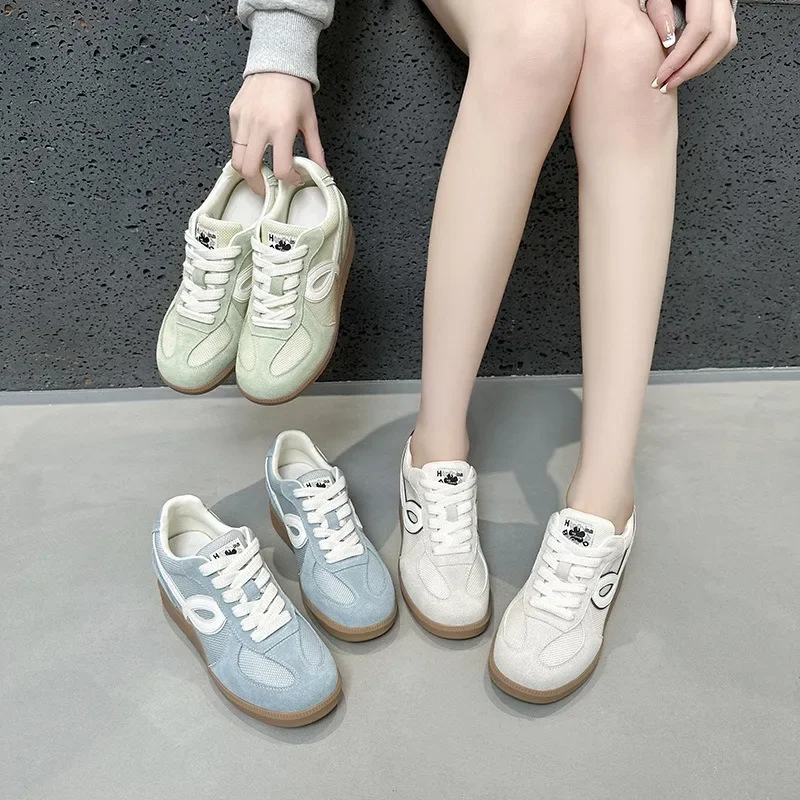 Leather Retro Inner Heightening German Training Shoes New Breathable Round Head Lace-up Thick Sole Heightening Lightweight Women
Leather Retro Inner Heightening German Training Shoes New Breathable Round Head Lace-up Thick Sole Heightening Lightweight Women