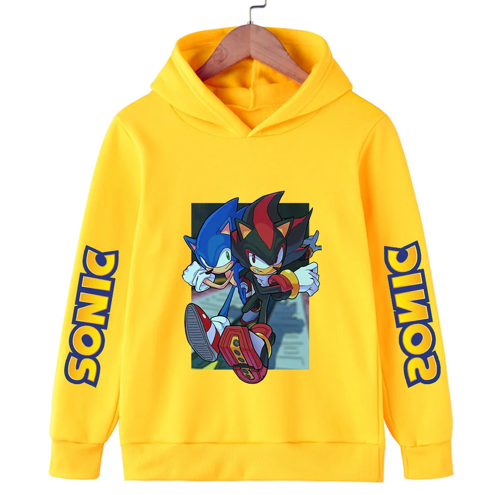 Girls Autumn and Winter New Clothing 2D Printing Kids Cartoon Hedgehog Sonic Hoodie Tops Boys Sports Tops Blue Children's Gift
Girls Autumn and Winter New Clothing 2D Printing Kids Cartoon Hedgehog Sonic Hoodie Tops Boys Sports Tops Blue Children's Gift